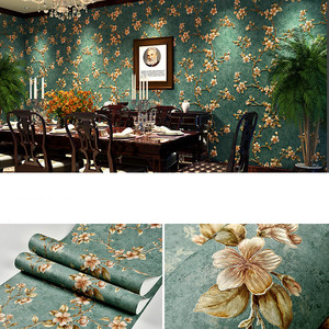 Papel de Parede Não Tecido Autoadesivo 3D Espessado Estilo Pastoral Americano para Quarto, Sala de Estar e Parede de Fundo de TV - Product Image 5