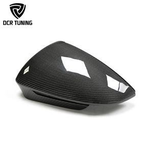 Coques de rétroviseurs en fibre de carbone avec assistance aux angles morts pour Audi <span class=keywords><strong>Q4</strong></span> E-tron <span class=keywords><strong>VW</strong></span> ID.4 ID.5 2020+ – Cache de rétroviseur automobile - Product Image 5