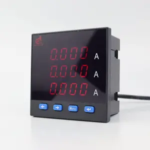 Medidor eléctrico Amperímetro de CA digital trifásico 30a