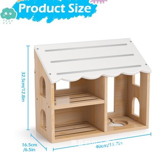 Multi Layer Wooden Storage <b>Shelf</b> For Dolls And Figurines <b>Desktop</b> Kids Room Organizer Modern Design - Product Image 3
