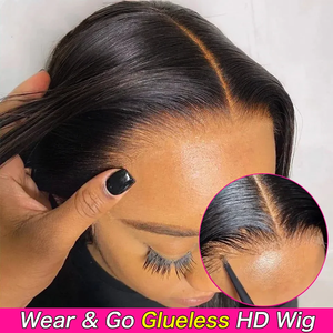 Vente en gros perruques courtes péruviennes sans colle pour femmes noires perruque vietnamienne naturelle droite Hd dentelle frontale cheveux humains Bob - Product Image 5