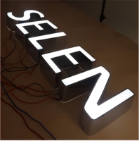 Lettres en métal éclairées par LED DakeSign, design gratuit, étanches IP65, contrôlées par Bluetooth et WiFi, enseigne lumineuse publicitaire
