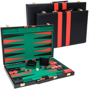 Backgammon di động hai trong một và bàn cờ để giải trí giải trí bao gồm các quân cờ cho nhiều trò chơi - Product Image 6