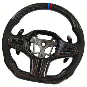 Volante <span class=keywords><strong>Deportivo</strong></span> Personalizado de Fibra de Carbono M Sport para <span class=keywords><strong>BMW</strong></span> Serie G M3 G80 M4 G82 M5 F90 M8 X3m X4m X5m X6m G3x G1x - Product Image 2