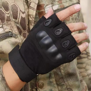 Guantes Tácticos Duraderos de Medio Dedo para Gimnasio, Tiro, Ciclismo, Deportes Activos y Actividades al Aire Libre - Product Image 5