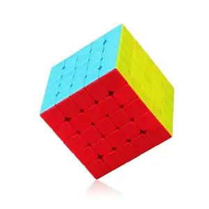 뜨거운 판매 5 레이어 쉬운 회전 탄소 섬유 교육 완구 5x5 마그네틱 매직 스피드 큐브 퍼즐