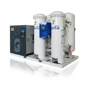 Generador de nitrógeno de membrana y PSA de salida de fábrica de China con compresor de aire y secador de marca superior