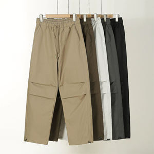 2025 automne lavé Droopy Parachute pantalon avec cordon de serrage manchette style américain décontracté extérieur randonnée pantalon - Product Image 3