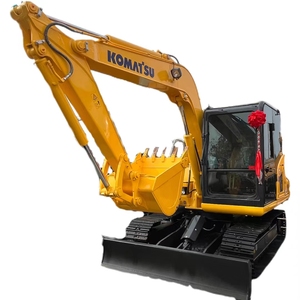 Mini 7 tonnes utilisé KOMATSUU PC50MR Pc55mr PC60-7 pelle rétrocaveuse hydraulique sur chenilles japon composants de moteur d'origine - Product Image 2