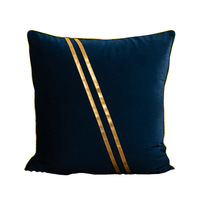 Housse de coussin décorative en velours sans rembourrage, pour canapé de luxe et coussin de soutien lombaire pour chaise de bureau