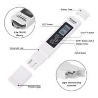 Testeur numérique de qualité de l'eau TDS EC, plage 0-9990, testeur multifonctionnel de pureté de l'eau, thermomètre TEMP PPM