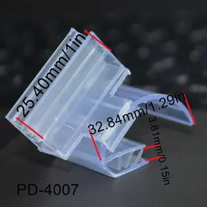 Multi-Posizione Veloce Gripz II di plastica trasparente in pvc supermercato Segno Porta Etichetta