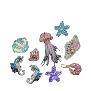 Lhy hạt túi quyến rũ may appliques may cổ điển Trims Thiết kế cạnh dấu tùy chỉnh handmade Bead thêu embead - Product Image 1