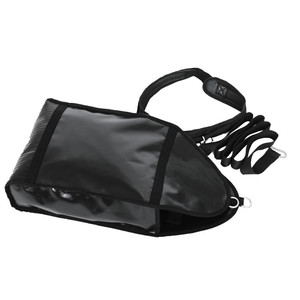 Sacs de sable lestés réglables pour l'entraînement physique, équipement de gym avec 3 poches intérieures, utilisation universelle, maille en PVC noir - Product Image 3