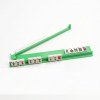 Wowu Accessoires de Mahjong Américain en Plastique Transparent Effet Sable Mouvant Ultra-légers, Mélangeur de Mahjong Portable avec Règle de Distribution Transfrontalière