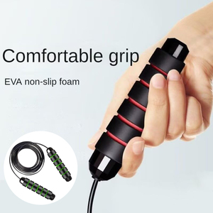 <span class=keywords><strong>Corde</strong></span> à <span class=keywords><strong>sauter</strong></span> réglable de qualité supérieure pour un entraînement complet du corps et la combustion des <span class=keywords><strong>calories</strong></span> - Product Image 5