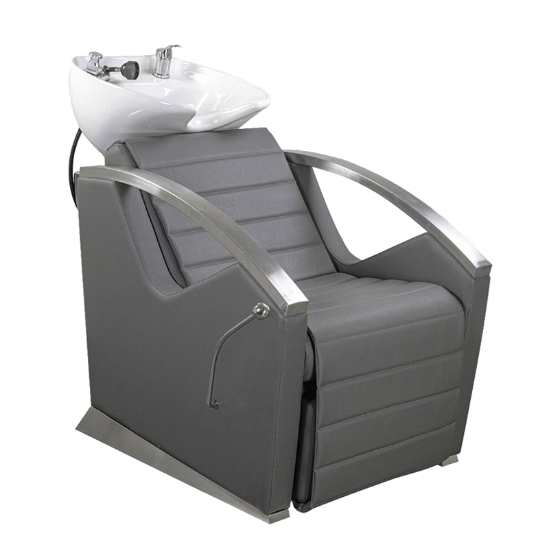 Дешевое косметическое оборудование под заказ, черная, белая, золотая чаша для шампуня и стул, набор для умывания волос, стул для мытья волос, шампунь, кровать для салона