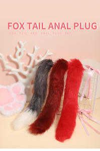 Venta al por mayor Venta caliente Fox Tail Butt Plug Cosplay Anal Sex Toy para juegos sexuales - Product Image 3