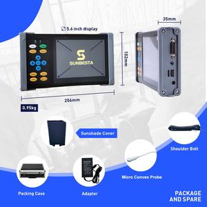 Échographe vétérinaire numérique A20 pour animaux équins et grands animaux, sonde micro-convexe intégrée pour la vérification du nombre <span class=keywords><strong>de</strong></span> fœtus et la détermination <span class=keywords><strong>de</strong></span> la gestation - Product Image 6