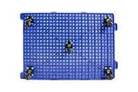 Caisse de rangement en plastique HDPE renforcé, ventilée, recyclable, 800*565*510, pour déménagement, empilable et emboîtable