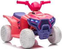 Quad électrique pour enfants, voiture jouet à batterie 6V4.5AH avec lumière LED, vitesse de 3 km/h, pour enfants de 3 à 8 ans