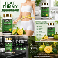 Capsules pour un ventre plat en marque privée, extrait de Garcinia Cambogia, capsules brûle-graisses pour perdre du poids, capsules amincissantes pour tout le corps