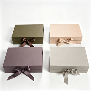 Caja de Regalo Ecológica al por Mayor, Plegable, con Cierre Magnético, Estilo Flip, Color Personalizado, 50 Unidades, en Stock, para Regalos Cosméticos de Boutique - Product Image 3