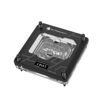 Barrowch CPU bloc de refroidissement par eau ARGB pour Intel 1700 1200 AMD AM4/AM5 TFT affichage de la température refroidisseur de radiateur de refroidissement iquid