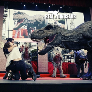 Costume de <span class=keywords><strong>dinosaure</strong></span> T-Rex géant de 6,5 m en nouveau matériau, inspiré de <span class=keywords><strong>Jurassic</strong></span> <span class=keywords><strong>World</strong></span> - Product Image 1