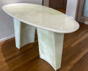 <span class=keywords><strong>Table</strong></span> en onyx vert naturel pour <span class=keywords><strong>application</strong></span> intérieure, <span class=keywords><strong>table</strong></span> à manger, <span class=keywords><strong>table</strong></span> en marbre onyx vert du Pakistan, plan de travail - Product Image 4