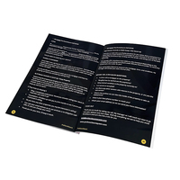 Livre à couverture souple avec impression personnalisée, reliure parfaite, pelliculage mat, livre de lecture de haute qualité, cahier d'écriture, directement de l'usine