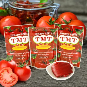 70g pasta de tomate Mudhish en bolsa doble concentrado de pie brix 22-24% /28-30%/18-20%