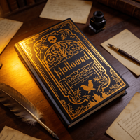 Impression de livres à couverture rigide de haute qualité avec estampage à chaud, roman personnalisé à couverture rigide avec bords pulvérisés