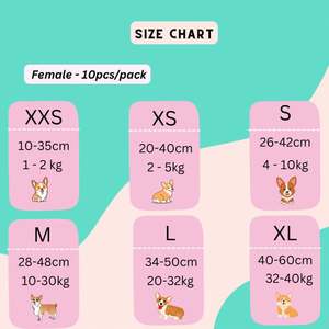 Pañales Desechables para Perros, Accesorios Personalizados para Mascotas, Suministros para Mascotas, Ultra Suaves y Absorbentes, Venta al Por Mayor - Product Image 3