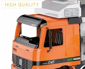 <span class=keywords><strong>Giocattoli</strong></span> del <span class=keywords><strong>camion</strong></span> della spazzatura dell'automobile della spazzatura del veicolo giocattolo di attrito dell'ascensore manuale di plastica per i bambini con 1 bidone della spazzatura - Product Image 2