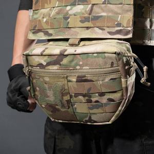 Double Layer <b>Outdoor</b> EDC Pack Men Tactical Molle Waist Pouch Nylon Vest Hang Pouch Fanny Pack Camping Hunting Accessories Bags - Product Image 6