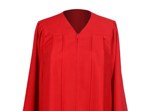 2025 Vestido de graduación Venta al por mayor Vestido de soltero Vestido de graduación rojo Traje Incluye sombrero, borla y bata Batas de Graduación - Product Image 3