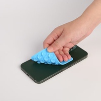 Support de téléphone en silicone double face Cross-Border Hot Item Non-Slip Washable Suction Cup Glue-Free Mobile Phone Stand