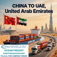 Agent de transport maritime de la Chine vers les Émirats arabes unis, expédition porte-à-porte par voie maritime pour les commandes d'entreprises avec FCL LCL