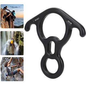 סגסוגת אלומיניום 50kn דמות הצלה 8 היורד גדול מכופף אוזן גיחה סנפלינג ציוד <span class=keywords><strong>belay</strong></span> - Product Image 4