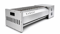 Parrilla Eléctrica Comercial de Acero Inoxidable para Asar a la Brasa, Ideal para Brochetas de Cordero y Restaurantes de Mariscos
