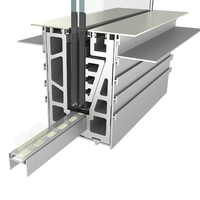 Indoor Aluminium Flur Treppen Glas geländer im Boden Balkon Glas geländer