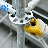 Échafaudage Ringlock en acier galvanisé de fabrication chinoise, vente chaude, avec planches en acier en option