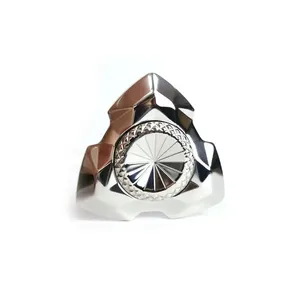 Spinner Antiestrés Clásico de Acero Inoxidable Pulido - Juguete Giratorio de Metal para Aliviar la Ansiedad en Adultos, Edades 14-18, Regalo para Hombres - Product Image 5