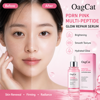 Huile pour le visage à l'ADN de saumon, à l'acide kojique et au PDRN, réparatrice, éclaircissante, anti-âge, correctrice de l'hyperpigmentation, hydratante