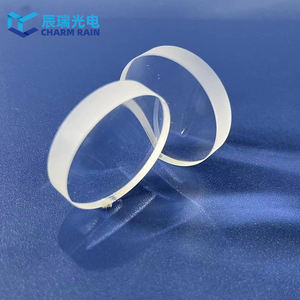 Lentes convexas dobles de cristal <span class=keywords><strong>BK7</strong></span> personalizadas, lente de Película antirreflectante de longitud focal de 50mm para equipos ópticos - Product Image 1