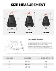 Aletas de Natación de Talón Abierto con Pala Corta, 3 Tamaños, Seis Colores, Personalización Flexible, Precio Mayorista - Product Image 3