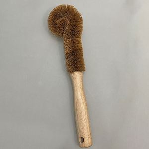 Long Wooden Handle <b>Coconut</b> Fibers Bristles Cleaning Brush for Glass Bottle <b>Cup</b> - Product Image 6
