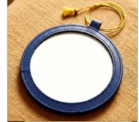 Pochette de présentation en cuir PU pour badges, sac de rangement pour épingles de point d'acier, étui de rangement pour broches, ornement de collection
