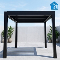 Pergola motorisée extérieure en aluminium Sweet Home, haute qualité, sur mesure, installation facile, résistante aux intempéries, pergola bioclimatique